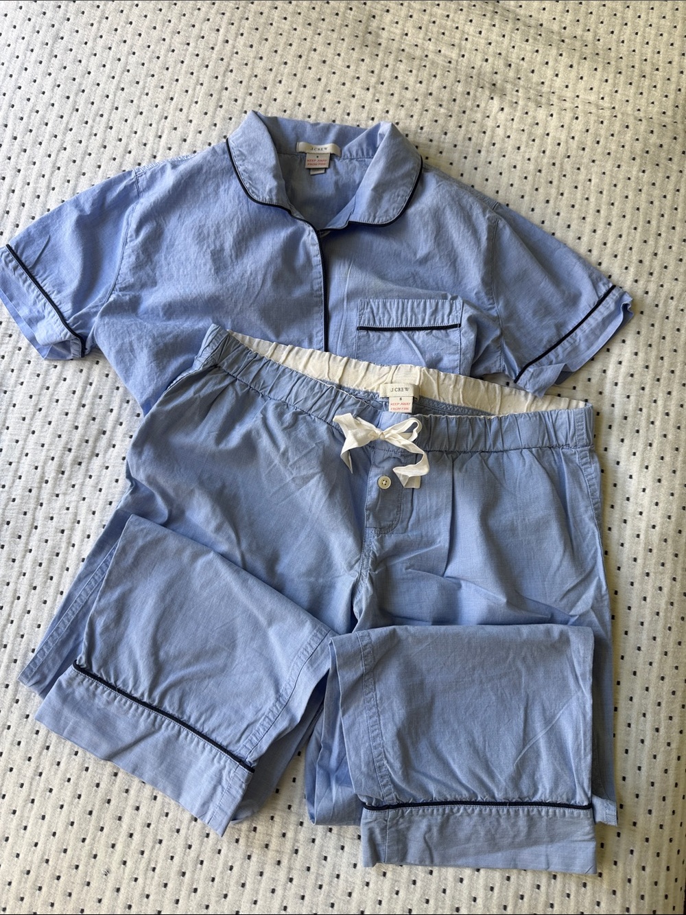 J. Crew End-on-End Classic Cotton Pajama Set